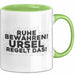 Ursel Tasse Ruhe Bewahren! Ursel Regelt Das! Geschenk Grün Trendation