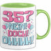 35er Geburtstag Geschenk Männer Frauen 35 Nein Doch Ohhhh Lustiger Spruch Geschenkidee Kaffee-Becher Grün Trendation