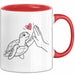 Schildkröte Tierliebhaber Tasse Geschenk Lustige Geschenkidee Spruch Rot Trendation
