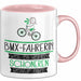 BMX-Fahrerin Weil Es Keinen Schöneren Beruf Gibt Tasse Geschenk für Eine BMX-Fahrerin Lustig Rosa Trendation