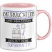 Katzenzüchterin Und Prinzessin Tasse Geschenk Für Eine Katzenzüchterin Geburtstag Was Ist Deine Superkraft Rosa Trendation