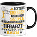 Tierarzt Geschenk Tasse Lustiger Spruch Erheben Sie Sich Der Tierarzt Betritt den Raum Schwarz Trendation