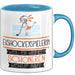 Eishockeyspielerin Weil Es Keinen Schöneren Beruf Gibt Tasse Geschenk für Eine Eishockeyspielerin Lustig Blau Trendation