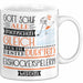 Eishockeyspielerin Geschenk Becher Tasse Gott Schuf Alle Menschen Gleich Nur Die Besten Durfeten Eishockeyspielerin Werden Geschenkidee Lustig Weiß Trendation