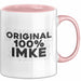 Imke Tasse Original 100% Imke Geschenk Rosa Trendation