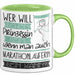 Marathonläuferin Tasse Geschenk Spruch Wer Will Schon Prinzessin Sein Wenn Man Auch Marathonläuferin Sein Kann Grün Trendation