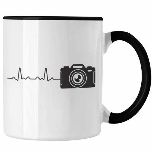 Trendation - Fotograf Tasse Zubehör Fotografie Geschenk Fotografieren Kaffeetasse Geschenkideen Lustiger Spruch Schwarz Trendation