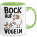 Lustige Tasse Geschenk Bock Auf Voegeln Geschenkidee Witzig Erwachsene Grün Trendation