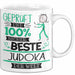 Beste Judoka Der Welt Tasse Geschenk für Eine Judoka Geprüft Und Sicher Geschenkidee Geburtstag Weihnachten Weiß Trendation