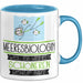 Meeresbiologin Weil Es Keinen Schöneren Beruf Gibt Tasse Geschenk für Eine Meeresbiologin Lustig Blau Trendation