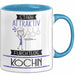 Köchin Tasse Geschenk Becher Stark Attraktiv Furchtlos Köchin Lustige Geschenkidee Blau Trendation