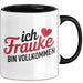 Frauke Tasse Geschenk Ich Bin Vollkommen Frauke Geschenkidee Geburtstag Schwarz Trendation