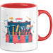 Heimwerker Fan Tasse Geschenkidee für DIY Liebhaber Rot Trendation
