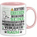 Hundebedarfsverkäufer Geschenk Tasse Lustiger Spruch Erheben Sie Sich Der Hundebedarfsverkäufer Betritt den Raum Rosa Trendation