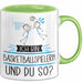 Basketballspielerin Tasse Geschenk Ich Bin Basketballspielerin Und Du So Geschenkidee Lustiger Spruch Becher Grün Trendation