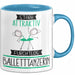 Balletttänzerin Tasse Geschenk Becher Stark Attraktiv Furchtlos Balletttänzerin Lustige Geschenkidee Blau Trendation