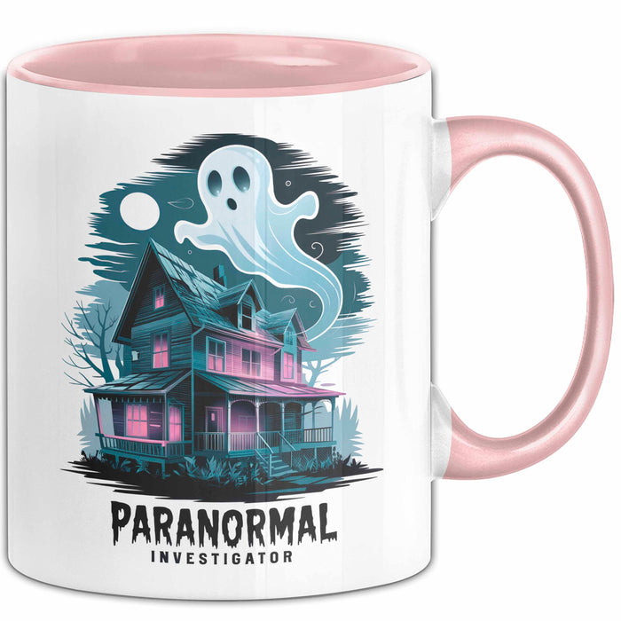 Paranormaler Ermittler Tasse Geschenkidee für Rosa Trendation