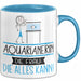 Aquarianerin Geschenk Tasse Becher Die Frau Die Allen Kann Geschenkidee für eine Aquarianerin Lustig Blau Trendation