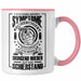 Lustige Schießen-Tasse für Sportschützen Geschenk Ich Muss Dringend Wieder Auf Den Schießstand Rosa Trendation