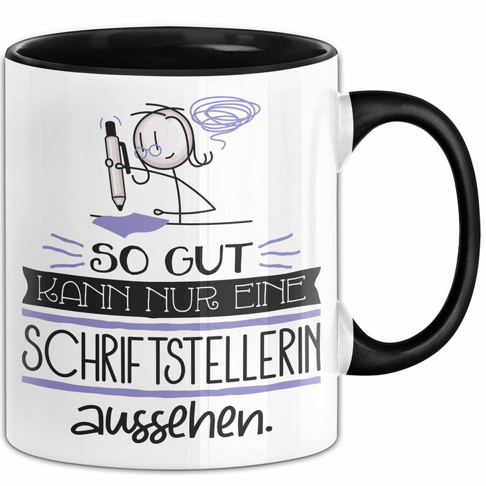 Schriftstellerin Geschenk Tasse So Gut Kann Nur Eine Schriftstellerin Aussehen Geschenkidee Geburtstag Weihnachten Lustig Trendation