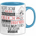 Tierheimunterstützerin Geschenk Becher Tasse Gott Schuf Alle Menschen Gleich Nur Die Besten Durfeten Tierheimunterstützerin Werden Geschenkidee Lustig Blau Trendation
