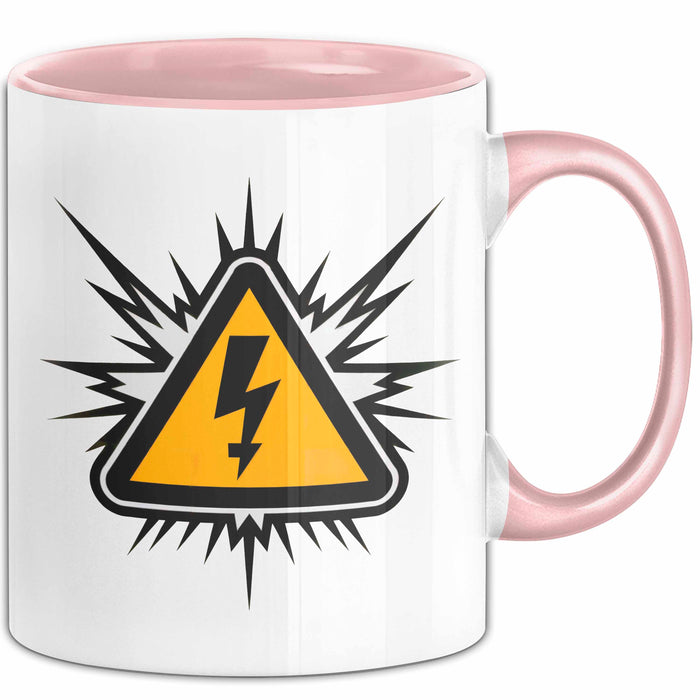 Elektriker Tasse Geschenkidee Elektrotechniker Lustig Geschenkidee Lustig Rosa Trendation