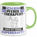 Pferdetherapeut Tasse Geschenk für Pferdetherapeut Geburtstag Lustiger Spruch Kaffee-Becher Was Ist Deine Superkraft Grün Trendation