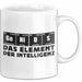 Chemiker Tasse Geschenk Für Chemie-Studenten Genius Das Element Der Inztelligenz Kaffee-Becher Weiß Trendation