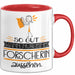 Forscherin Geschenk Tasse So Gut Kann Nur Eine Forscherin Aussehen Geschenkidee Geburtstag Weihnachten Lustig Rot Trendation