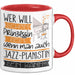 Jazz-Pianistin Tasse Geschenk Spruch Wer Will Schon Prinzessin Sein Wenn Man Auch Jazz-Pianistin Sein Kann Rot Trendation
