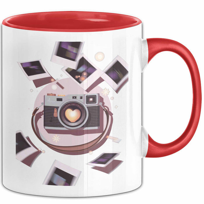 Fotograf Tasse Geschenk Lustige Geschenkidee Spruch Für Kamera Liebhaber Rot Trendation