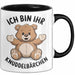 Teddybär Valentinstag Tasse Geschenk Kuscheliger kleiner Bär Trendation