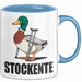 Stockente Tasse Geschenk Lustige Geschenkidee Spruch Stockente Blau Trendation