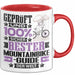 Mountainbike-Guide Geschenk Lustiger Spruch für Mountainbike-Guide Geschenkidee Bester Mountainbike-Guide Der Welt Rot Trendation