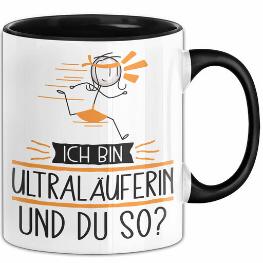 Ultraläuferin Tasse Geschenk Ich Bin Ultraläuferin Und Du So Geschenkidee Lustiger Spruch Becher Trendation