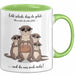 Büroarbeit Kollege Abschied Tasse Geschenk Lustige Geschenkidee Spruch Echt Schade Dass Du Gehst Grün Trendation