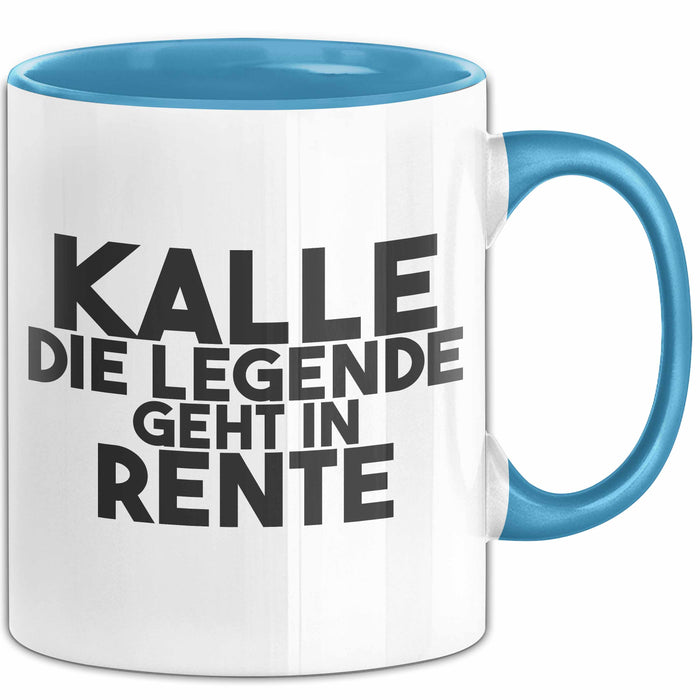 Kalle Tasse Kalle – Die Legende Geht In Rente Geschenk