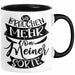 Lustiger Spruch Kaffee-Becher Geschenk für Kollegen Wir Brauchen Mehr Von Meiner Sorte Tasse Schwarz Trendation