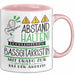Bassgitarristin Tasse Geschenk Lustig Abstand Halten Hochleistungs-Bassgitarristin Mit Drang Zur Perfektion Bei Der Arbeit Rosa Trendation