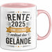 Rentner Pensionär Sarkasmus Tasse Geschenk Lustige Geschenkidee Spruch Rente 2025 Eine Legende Verlässt Das Gelände Rosa Trendation