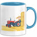 Landwirt Tasse Geschenk Lustige Geschenkidee Spruch Für Landleben Liebhaber Blau Trendation