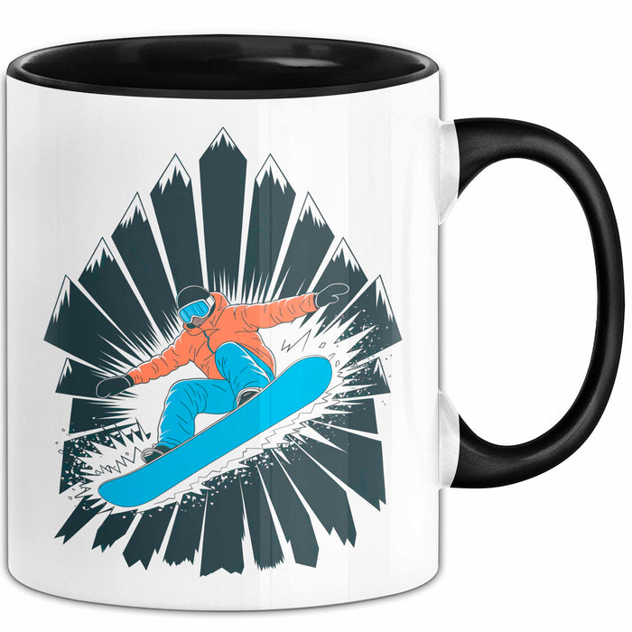Snowboarder Tasse Geschenk Lustige Geschenkidee Spruch Für Berg Fahrer Trendation