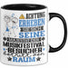 Musikfestival-Besucher Geschenk Tasse Lustiger Spruch Erheben Sie Sich Der Musikfestival-Besucher Betritt den Raum Schwarz Trendation