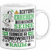 Singer-Songwriter Geschenk Tasse Lustiger Spruch Erheben Sie Sich Der Singer-Songwriter Betritt den Raum Weiß Trendation