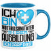 Notfallsanitäter Ausbildung Tasse Geschenk Ich Bin Notfallsanitäter In Der Ausbildung Ich Darf Das Geschenkidee Spruch Blau Trendation