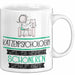 Katzenpsychologin Weil Es Keinen Schöneren Beruf Gibt Tasse Geschenk für Eine Katzenpsychologin Lustig Weiß Trendation