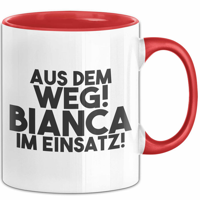 Bianca Tasse Aus Dem Weg! Bianca Im Einsatz! Geschenk