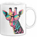 Giraffe Mit Sonnenbrille Tasse Geschenk Lustige Geschenkidee Spruch Weiß Trendation