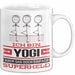 Yogi Geschenk Tasse Ich Bin Yogi Aber Sag Doch Einfach Superheld Lustige Geschenkdiee für Yogi Kaffee-Becher Weiß Trendation