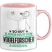 Vogelforscher Geschenk Tasse So Gut Kann Nur Ein Vogelforscher Aussehen Geschenkidee Kaffee-Becher Rosa Trendation